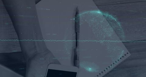 Global Finance Data Processing with Digital Interface - Download Free Stock Images Pikwizard.com