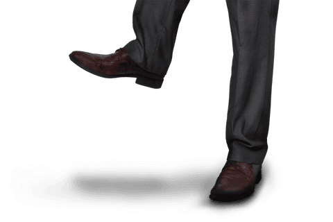businessman legs walking forward with leather shoes on transparent background - Download Free Stock Videos Pikwizard.com