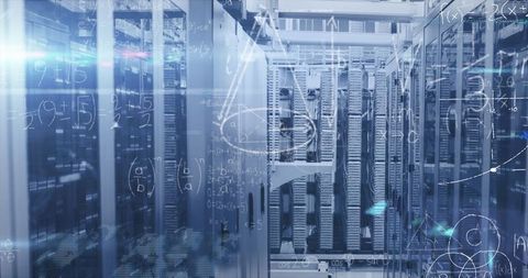 futuristic data center with diverse networking elements - Download Free Stock Images Pikwizard.com