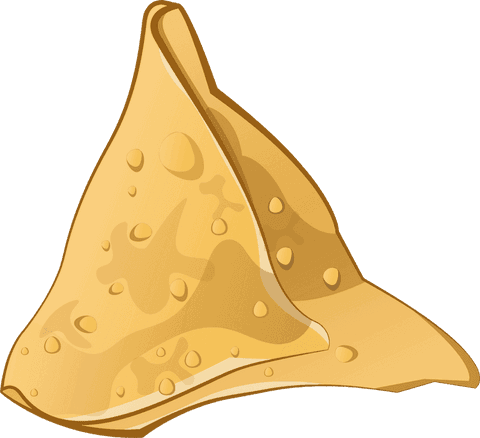 Transparent vector illustration of crunchy tortilla chips overlapping