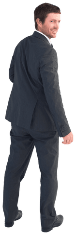 Confident Businessman in Suit Standing with Smile and Transparent Background - Download Free Stock Videos Pikwizard.com