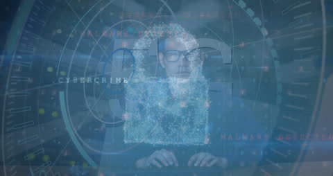 Cybersecurity Expert Analyzing 5G Data Network