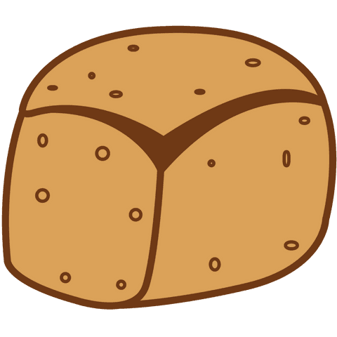 vector loaf of bread on transparent background - Download Free Stock Videos Pikwizard.com