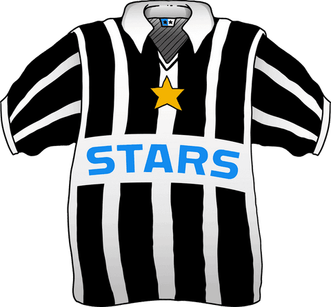 striped jersey on transparent background with yellow star and branding - Download Free Stock Videos Pikwizard.com