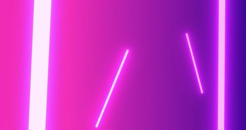 Pulsating Pink and Purple Neon Lights on Vibrant Background