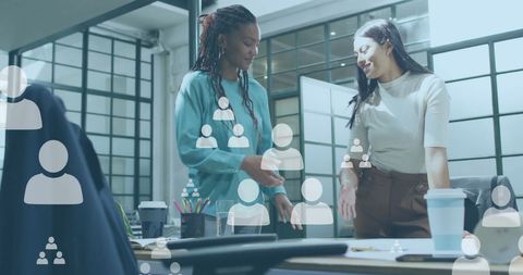 Diverse Professionals Collaborating on Business Plan