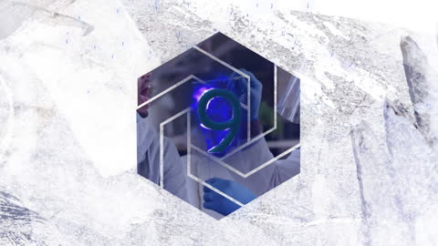 Futuristic Healthcare Technology Concept with Vibrant Overlay