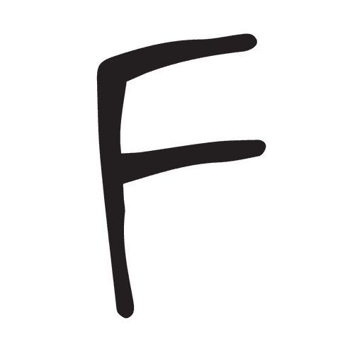 Black Letter F Symbol on Transparent Background for Design Projects - Download Free Stock Videos Pikwizard.com