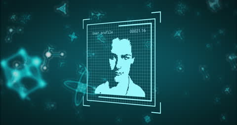 Cybersecurity Identity Icon Concept