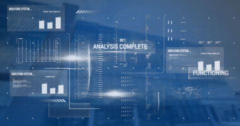 Digital Statistics and Data Processing in Urban Cityscape - Download Free Stock Images Pikwizard.com