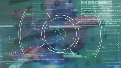 Digital Data Analytics and Finance Holographic Display