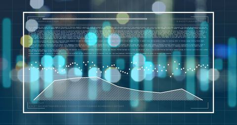 Financial Data Overlay on Abstract Cityscape Illustrating Global Connections