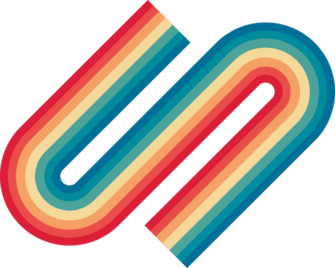 Retro Multicolor Lines Illustration on Transparent Background - Download Free Stock Videos Pikwizard.com