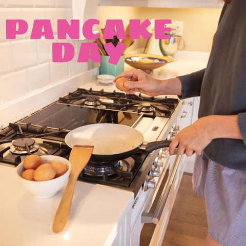 Pancake Day Cooking: Wholesome Home Breakfast - Download Free Stock Templates Pikwizard.com