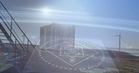 Augmented Reality Overlays Renewable Energy Sources