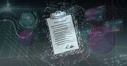 Digital Data Processing with Global Network and Analytics - Download Free Stock Images Pikwizard.com