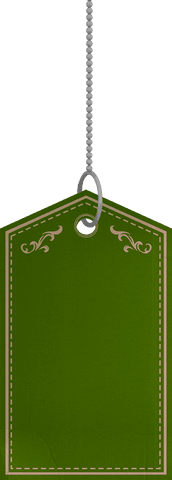 Blank Green Label with Copy Space Hanging on Transparent Background - Download Free Stock Videos Pikwizard.com