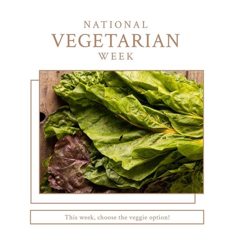National Vegetarian Week Promotion with Fresh Spinach
