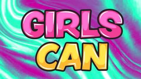 Empowering Message with Bold Typography on Abstract Background