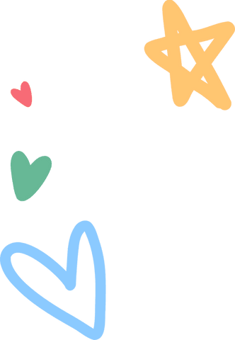colorful star and heart doodles on transparent canvas - Download Free Stock Videos Pikwizard.com