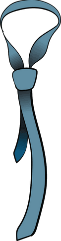 Vector Illustration of Blue Tie on Transparent Background - Download Free Stock Videos Pikwizard.com