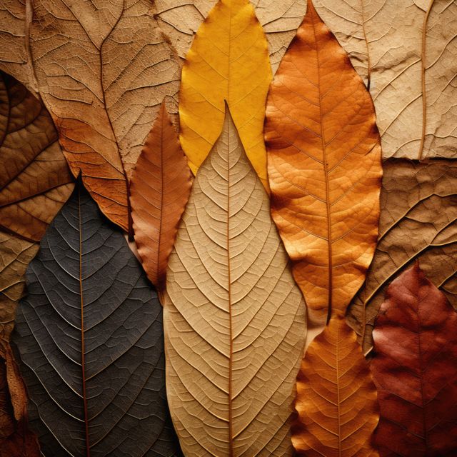 Colorful Autumn Leaves Background with Natural Texture - Download Free Stock Images Pikwizard.com