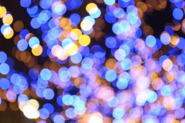 Vibrant Blue and Yellow Bokeh Lights Blurred Abstract Background - Download Free Stock Photos Pikwizard.com