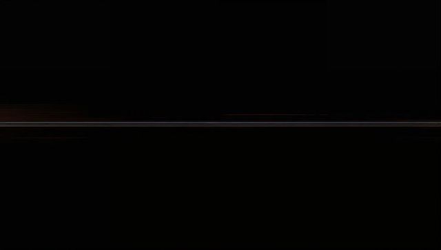 Thin horizontal glitch line on black background