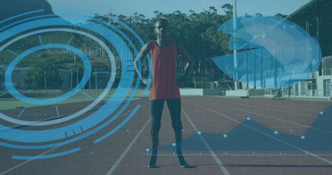 Black Paralympic Runner Embracing Technology in Training - Download Free Stock Images Pikwizard.com