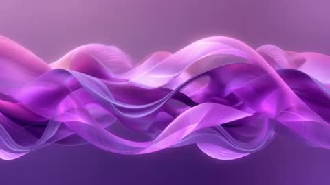 Fluid Purple-Pink Waves Motion Abstract Animation