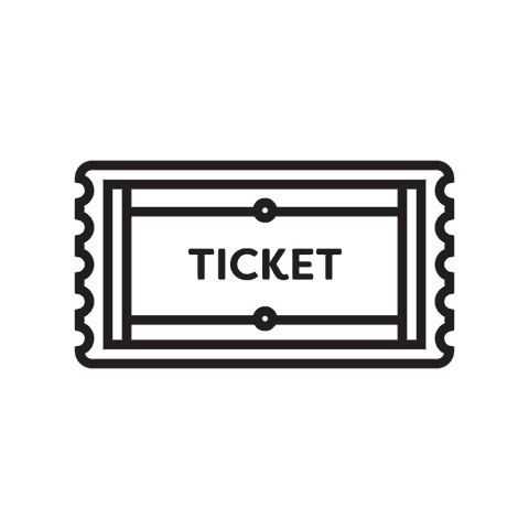 black ticket icon on transparent background for events and invitations - Download Free Stock Videos Pikwizard.com