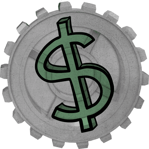 Transparent Gear with Prominent Dollar Sign Illustration - Download Free Stock Videos Pikwizard.com