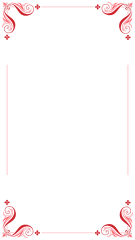 elegant red ornate border with scrollwork on transparent background - Download Free Stock Videos Pikwizard.com