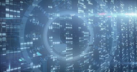 Futuristic Data Processing and Technology Illustration - Download Free Stock Images Pikwizard.com