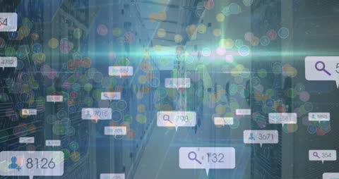 Digital Social Media Interactions Overlay on Data Servers