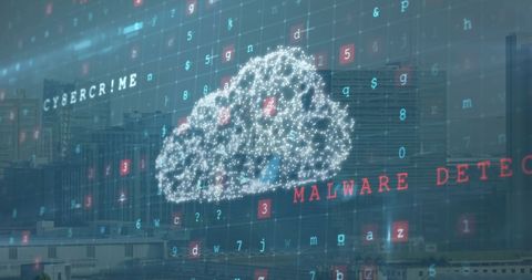 Digital Cloud Security and Malware Protection - Download Free Stock Images Pikwizard.com