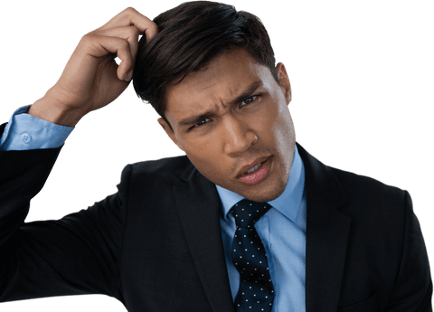 businessman displaying transparent gesture of confusion - Download Free Stock Videos Pikwizard.com