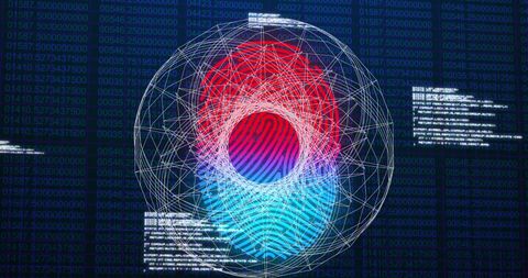 Digital Fingerprint and Data Security in Global Technology - Download Free Stock Images Pikwizard.com