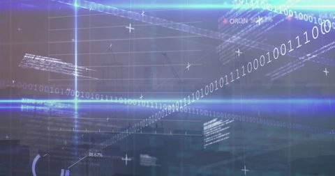 Digital Stock Market Data with City Skyline and Blue Light Trails - Download Free Stock Images Pikwizard.com