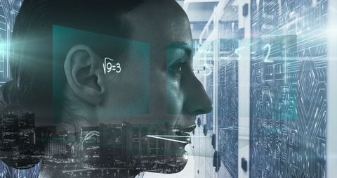 Future Technology Concept with Digital Waves and Data Integration - Download Free Stock Images Pikwizard.com