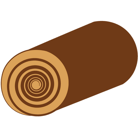 transparent brown log icon vector illustration - Download Free Stock Videos Pikwizard.com