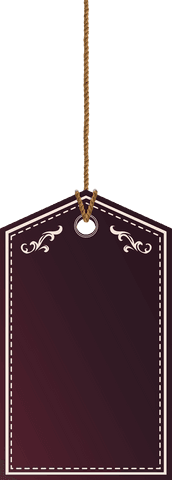 brown gift tag with string isolated on transparent background - Download Free Stock Videos Pikwizard.com