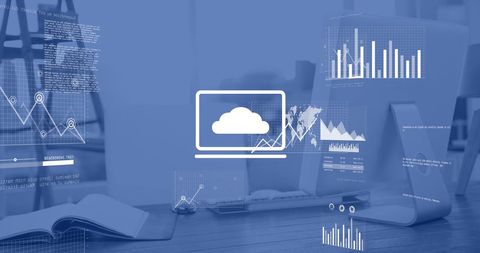 Financial Data Analytics in Modern Office Setting - Download Free Stock Images Pikwizard.com