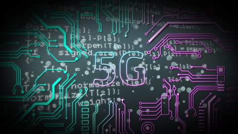 Creative Digital Circuit Board Featuring 5G Technology