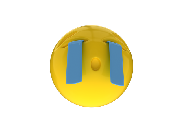 3D Transparent Crying Smiley Icon - Download Free Stock Videos Pikwizard.com