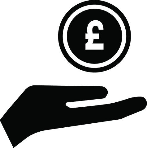 Transparent Hand Holding Pound Coin Symbol for Finance Concepts - Download Free Stock Videos Pikwizard.com