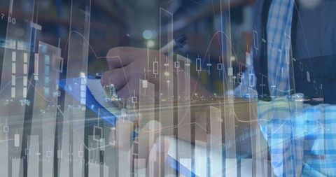 Data Processing with Global Shipping Concept in Warehouse - Download Free Stock Images Pikwizard.com