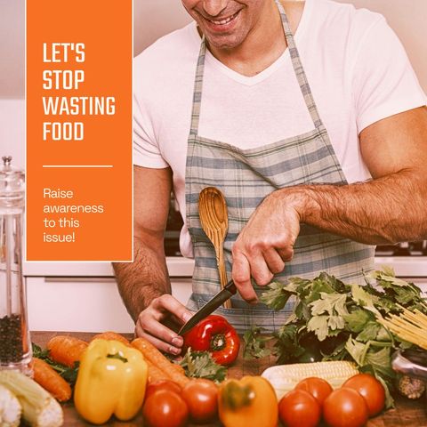 Promoting Food Sustainability through Conscious Preparation - Download Free Stock Templates Pikwizard.com