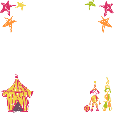 festive circus border elements on transparent background for creative design - Download Free Stock Videos Pikwizard.com