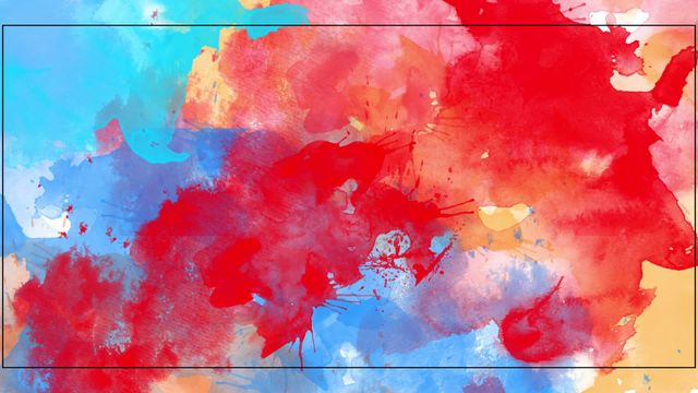 This illustration of colorful abstract watercolor art showcases vibrant splashes of red, blue, and yellow hues. Ideal for use in creative projects such as designing backgrounds, posters, art prints, book covers, and digital artwork. The dynamic and lively design is perfect for adding a pop of color and artistic flair to any visual content.